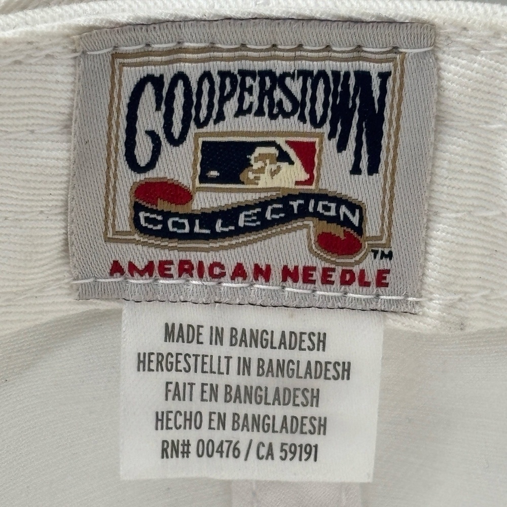 Chicago Cubs White Cooperstown Hat American Needle MLB Adjustable Cap - Picture 9 of 11